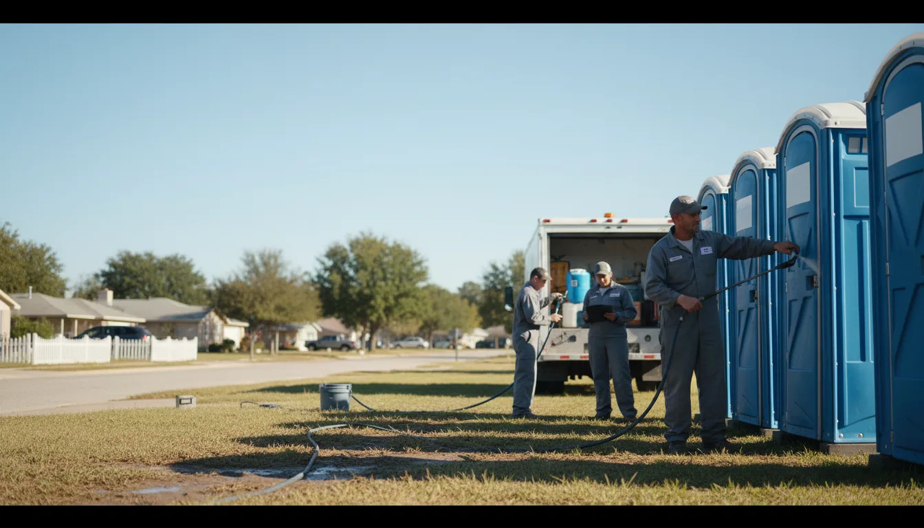 Long-Term Portable Toilet Rental in Strong City, KS near me